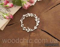 Чипборд Венок с веточек от WOODchic, 6см - ScrapUA.com