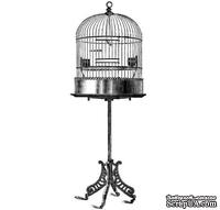 Акриловый штамп Bird Cage 1 Клетка для птиц, размер 8,5 * 3,1 см - ScrapUA.com