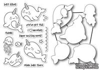 Набор ножей и штампов от Poppystamps - I'm a Narwhal