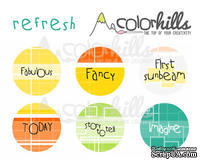 Набор фишек (значков) от Color Hills - Refresh, 6 шт, 25 мм