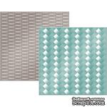 Набор папок для тиснения We R Memory Keepers - Woven -  Embossing Folders 6&quot;X6&quot;, 15 x 15, 2шт.  - ScrapUA.com