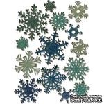 Ножи Снежинки от Sizzix Thinlits Dies By Tim Holtz - Mini Paper Snowflakes 14/Pk - 14 шт. - ScrapUA.com