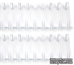 Пружинки для біндера від We R Memory Keepers - Cinch Wires - White, діаметром 1.25&quot; ( 3,2см) 2 шт. - ScrapUA.com