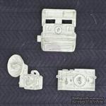 Набор украшений от Prima -  RESIN- CAMERAS - ScrapUA.com