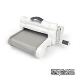 Машинка для вирубки і тиснення Sizzix Big Shot PLUS Machine White &amp; Gray, біло-сіра (з платформою і пластинами), 660340 - ScrapUA.com