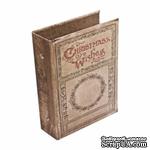 Обложка для альбома от Tim Holtz - Worn Cover - Christmas Wishes, 12x18 см - ScrapUA.com