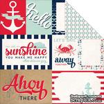 Лист скрапбумаги Carta Bella - Ahoy There - Let&#039;s Sail, двусторонняя, 30х30 см - ScrapUA.com