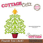 Лезвие CottageCutz Flourish Tree, 10х10 см - ScrapUA.com