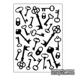 Папка для тиснения Crafts Too - Embossing Folder - Keys and Locks - ScrapUA.com
