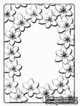 Папки для тиснения Crafts Too Embossing Folder - Tulip Frame - ScrapUA.com