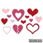 Лезвие Lifestyle Crafts - QuicKutz - Hearts 4x4 - ScrapUA.com