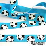 Лента Eyelet Outlet - Soccer Ribbon, ширина 18 мм, длина 90 см - ScrapUA.com