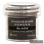 Пудра для эмбоcсинга Ranger - Super Fine Black - ScrapUA.com
