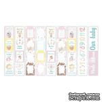 Карточки Sweet baby girl  (англ.+русск.), 5 полос, ТМ Фабрика Декору - ScrapUA.com