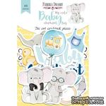 Набор высечек коллекция My cute Baby elephant boy 44 шт, ТМ Фабрика Декора - ScrapUA.com