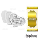 Заготовка для шейкера Heart-Bridal day, цвет золото, ТМ Фабрика Декора - ScrapUA.com