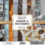 Набор скрапбумаги Grunge&amp;Mechanics 30,5x30,5см, ТМ Fabrika Decoru - ScrapUA.com
