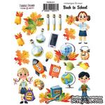 Набор наклеек (стикеров) #077, Back to School, ТМ Фабрика Декору - ScrapUA.com
