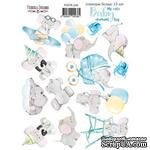 Набор наклеек (стикеров) 13шт My cute Baby elephant boy 236, ТМ Фабрика Декора - ScrapUA.com