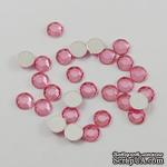 Акриловые стразы PearlPink, 5x1~2мм, цвет розовый, 20 шт. - ScrapUA.com