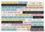 Стикеры от Melissa Frances - Sweet life word strips - ScrapUA.com
