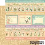 Лист двусторонней скрапбумаги Graphic 45 - Sweet Sentiments - Spring Has Sprung, 30х30 см - ScrapUA.com