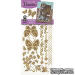 Набор наклеек-высечек HOTP - Butterfly Dazzles Gold, размер 10х23 см, 33 шт., цвет золото. - ScrapUA.com