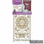 Набор наклеек-высечек HOTP - Lacy Butterflies Dazzle Silver, 31 шт., цвет серебро. - ScrapUA.com