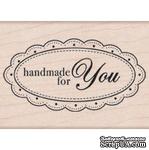 Резиновый штамп Hero Arts - Handmade, на деревянном блоке - ScrapUA.com