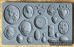 Молди від IOD - Cameos 6x10 Decor Moulds™, 15x26 см - ScrapUA.com