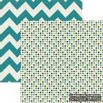 Лист скрапбумаги My Mind&#039;s Eye Multi Dot, 30х30 см, двусторонняя - ScrapUA.com