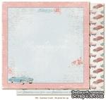 Двусторонний лист бумаги для скрапбукинга от Maja Design - Summer Crush - He picks her up, 30x30 см - ScrapUA.com
