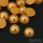Полужемчужинки Gold, 4x2мм, цвет золотой, 50 шт. - ScrapUA.com