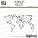 Акриловый штамп Lesia Zgharda Карта велика P004 - ScrapUA.com