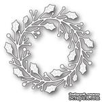 Ножи от Poppystamps - Home for the Holidays Wreath craft die - ScrapUA.com