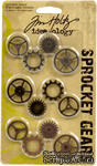 Набор металлических украшений от TimHoltz - Sprocket Gears - ScrapUA.com