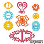 Лезвия от Spellbinders - Ribbon Buckles - Пряжка, 9 шт - ScrapUA.com