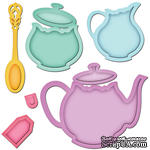 Лезвия от Spellbinders - Tea Service - Чайный сервиз, 8 шт - ScrapUA.com