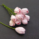 Тюльпан, цвет нежно-розовый, диаметр - 10мм, 5 шт. - ScrapUA.com