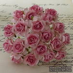 Дикая роза, цвет розовый, диаметр - 30мм, 1 шт. - ScrapUA.com