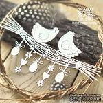 Чипборд ScrapBox - Пасхальная композиция с 2-мя курочками Hh-194 - ScrapUA.com