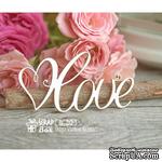 Чипборд ScrapBox - надпись Love с сердечком Hi-212 - ScrapUA.com