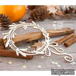 Чипборд ScrapBox - Новогодний венок из омеллы Hr-124 - ScrapUA.com