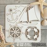 Чипборд ScrapBox - набор Малый Корабельный - ScrapUA.com