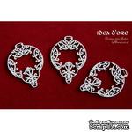 Чипборд Scrapiniec - Шарики Idea d&#039;oro 02, 3 штуки - ScrapUA.com
