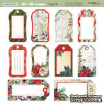 Лист двусторонней бумаги от Scrapmir - Tag-Pad - Art Christmas, 20х20см - ScrapUA.com