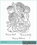 Набор штампов от Studio Katia - You are so Ranunculus - Ранункулюс - ScrapUA.com
