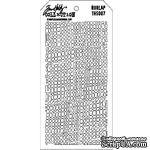 Маска Ranger - Tim Holtz - Layering Stencil - Burlap, 13х20 см - ScrapUA.com