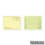 Набор папок для тиснения от Sizzix - Textured Impressions Embossing Folders 2PK - Place Setting &amp; Keys Set - ScrapUA.com