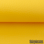 Экокожа, цвет - желтый, толщина 0.6 мм, 50Х70 см - ScrapUA.com